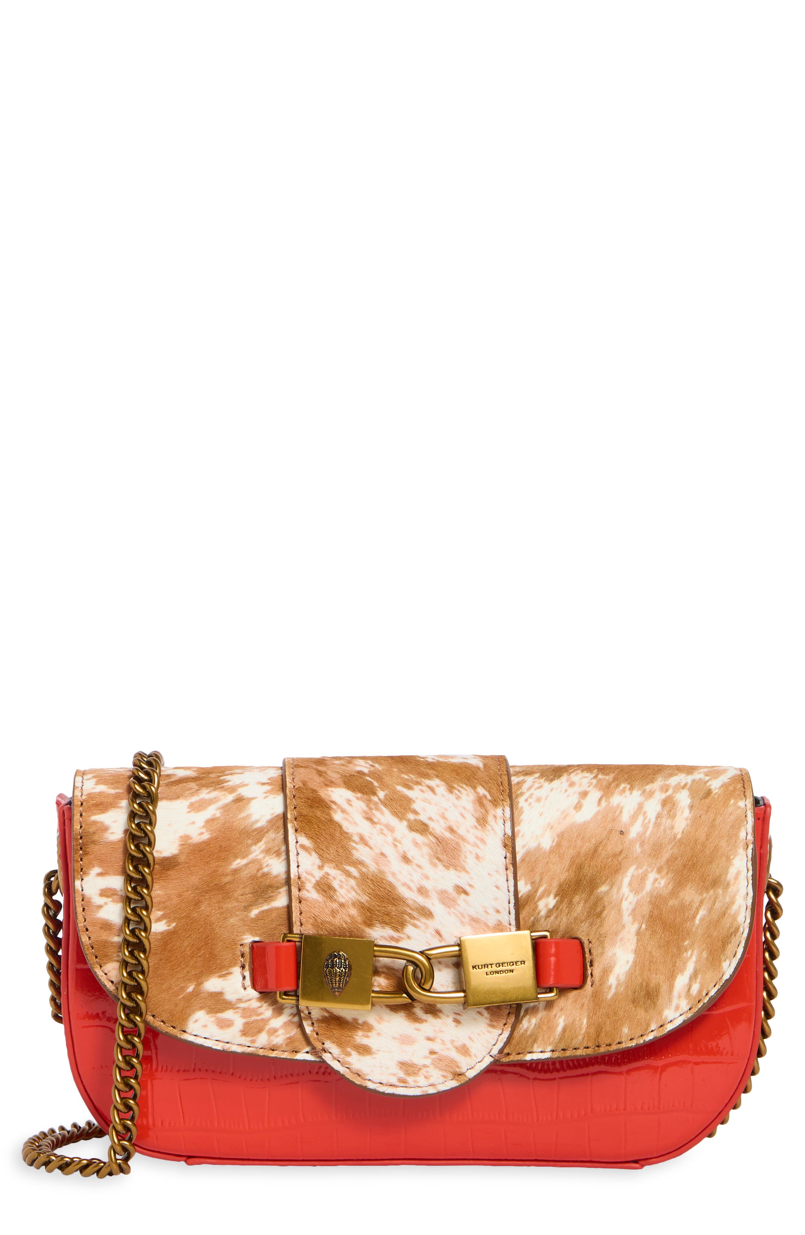 Small Kingsley Mixed Media Crossbody Bag