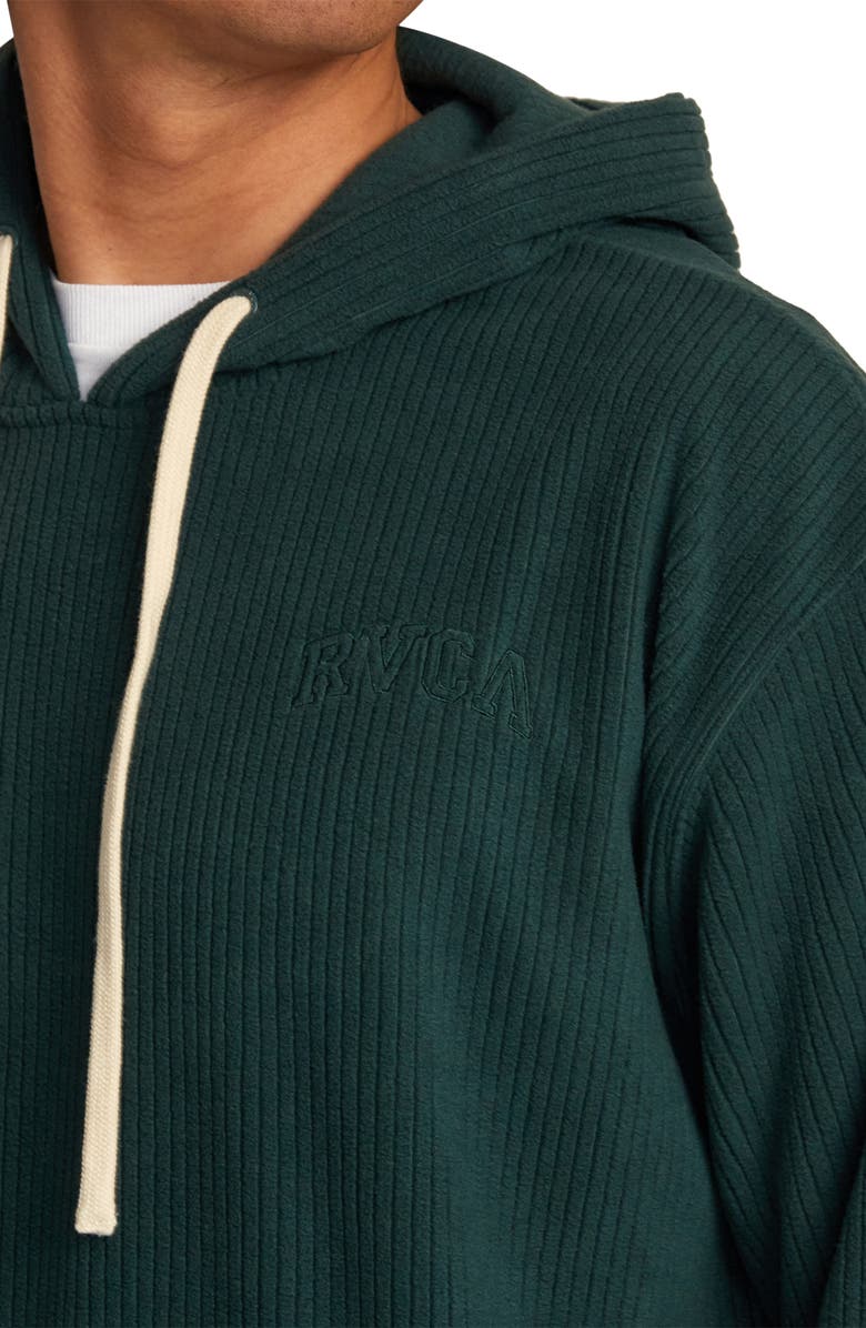RVCA Hewitt Oversize Ribbed Pullover Hoodie, Alternate, color, 