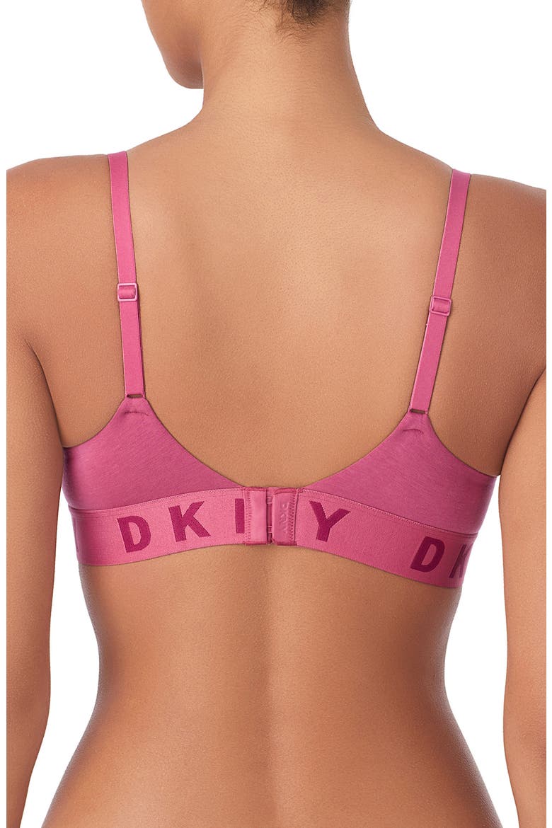 Cozy Boyfriend T-Shirt Bra, Alternate, color, DARK ROSE