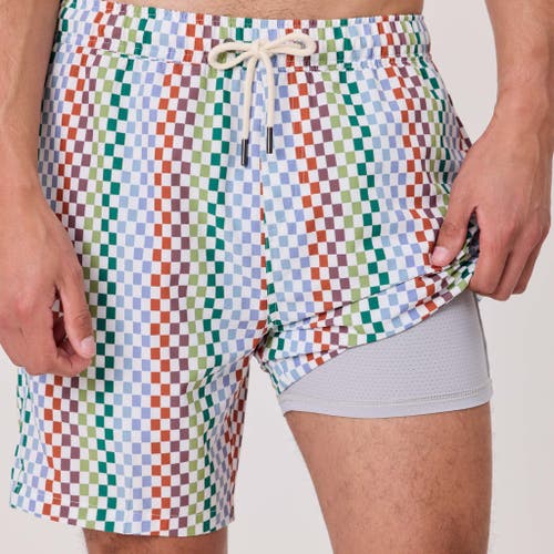 Snapper Rock 4 Way Stretch Swim Short In Blue