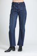 APNY Seamed High Waist Barrel Leg Jeans