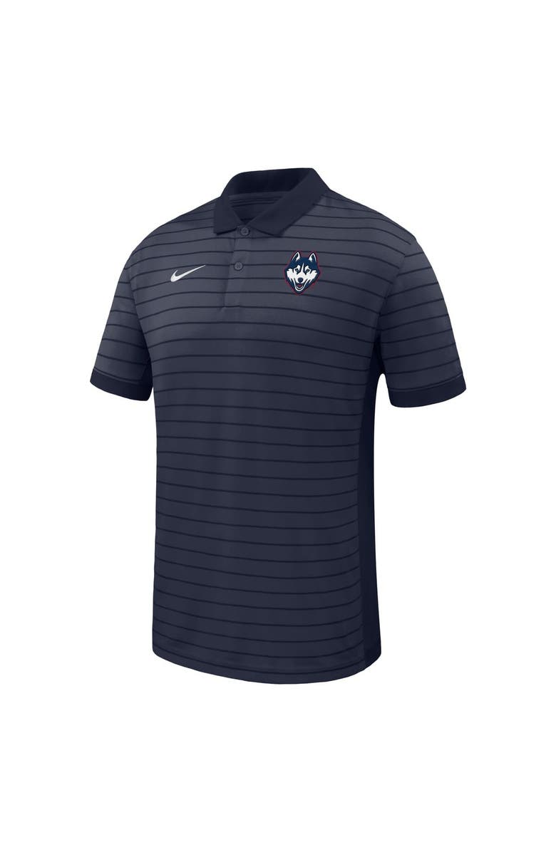 Nike Men's Nike Navy UConn Huskies 2025 Early Season Coaches Sideline Victory Stripe Performance Polo, Alternate, color, Navy
