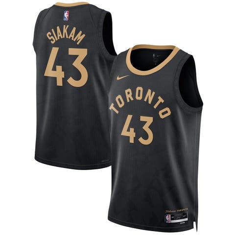 Unisex Nike Pascal Siakam Black Toronto Raptors 2022/23 Swingman Jersey - City Edition