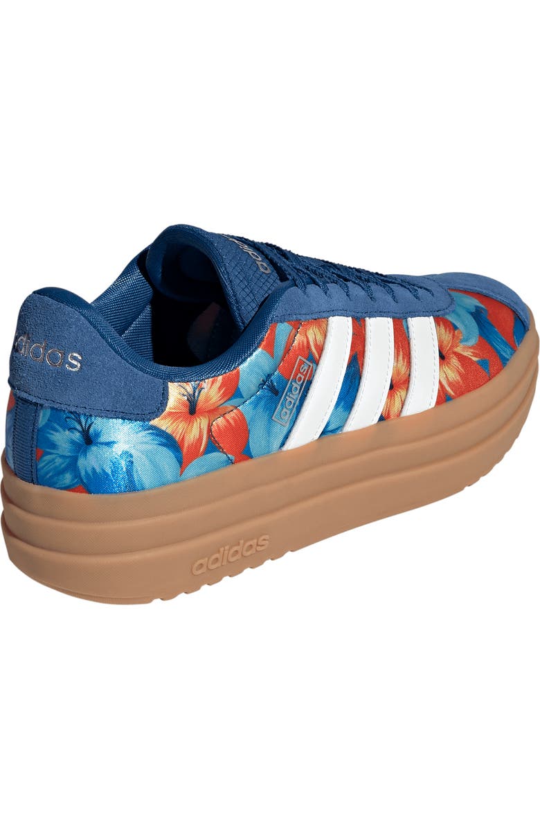 adidas VL Court Bold Sneaker, Alternate, color, Talc/ Off White/ Dark Marine