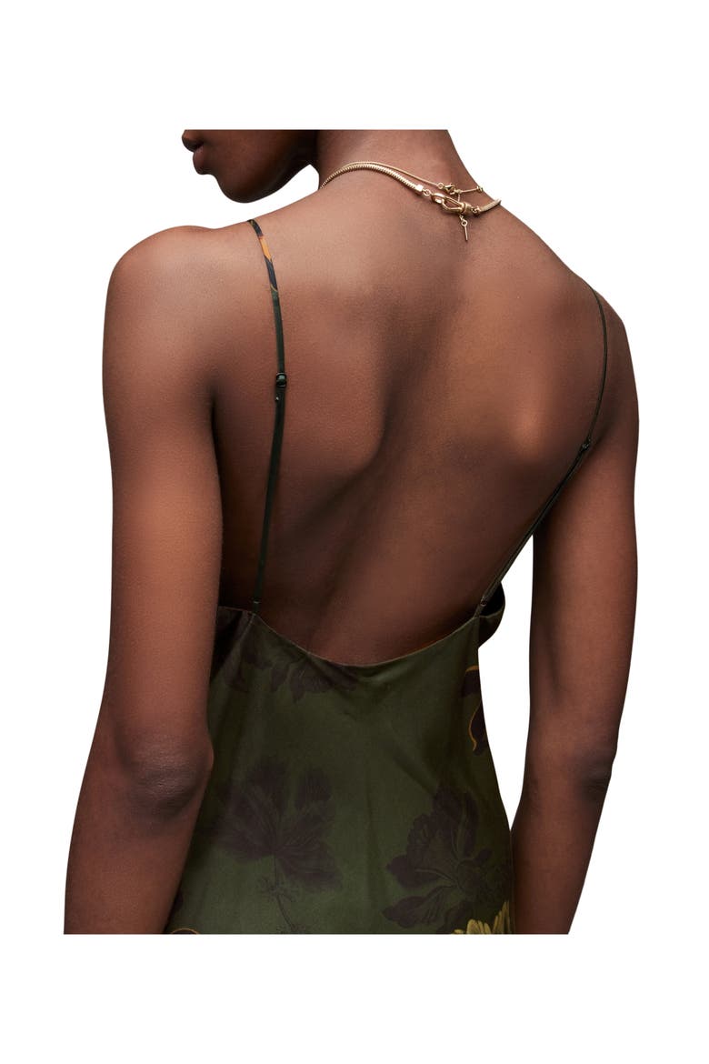 Alexia Lilly Midi Dress, Alternate, color, FOREST GREEN