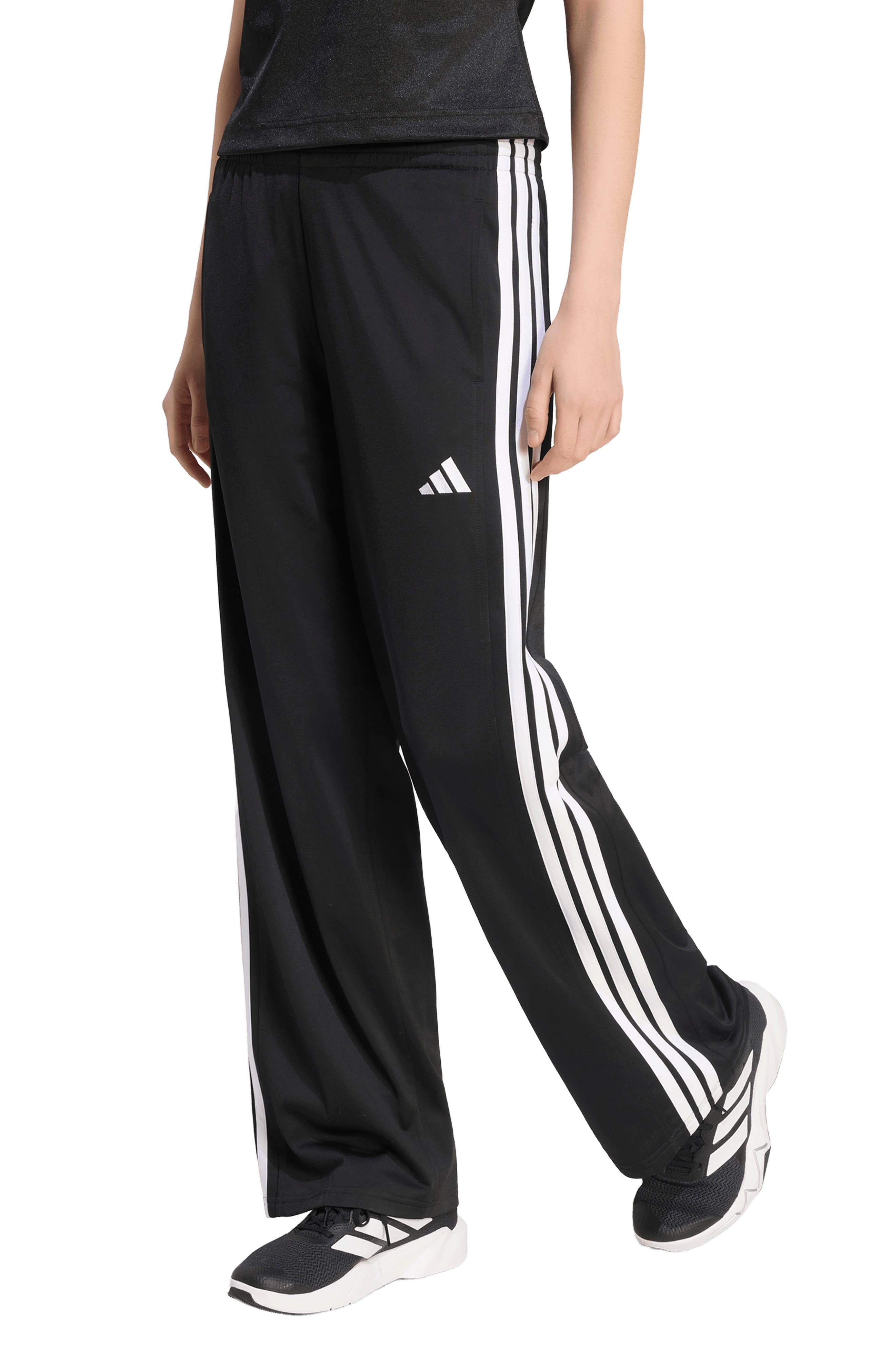 High Rise Wide Leg Track Pants