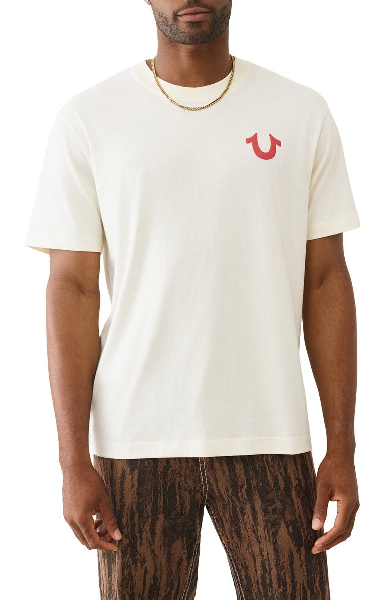 True Religion Number One Cotton Graphic T-Shirt, Main, color,