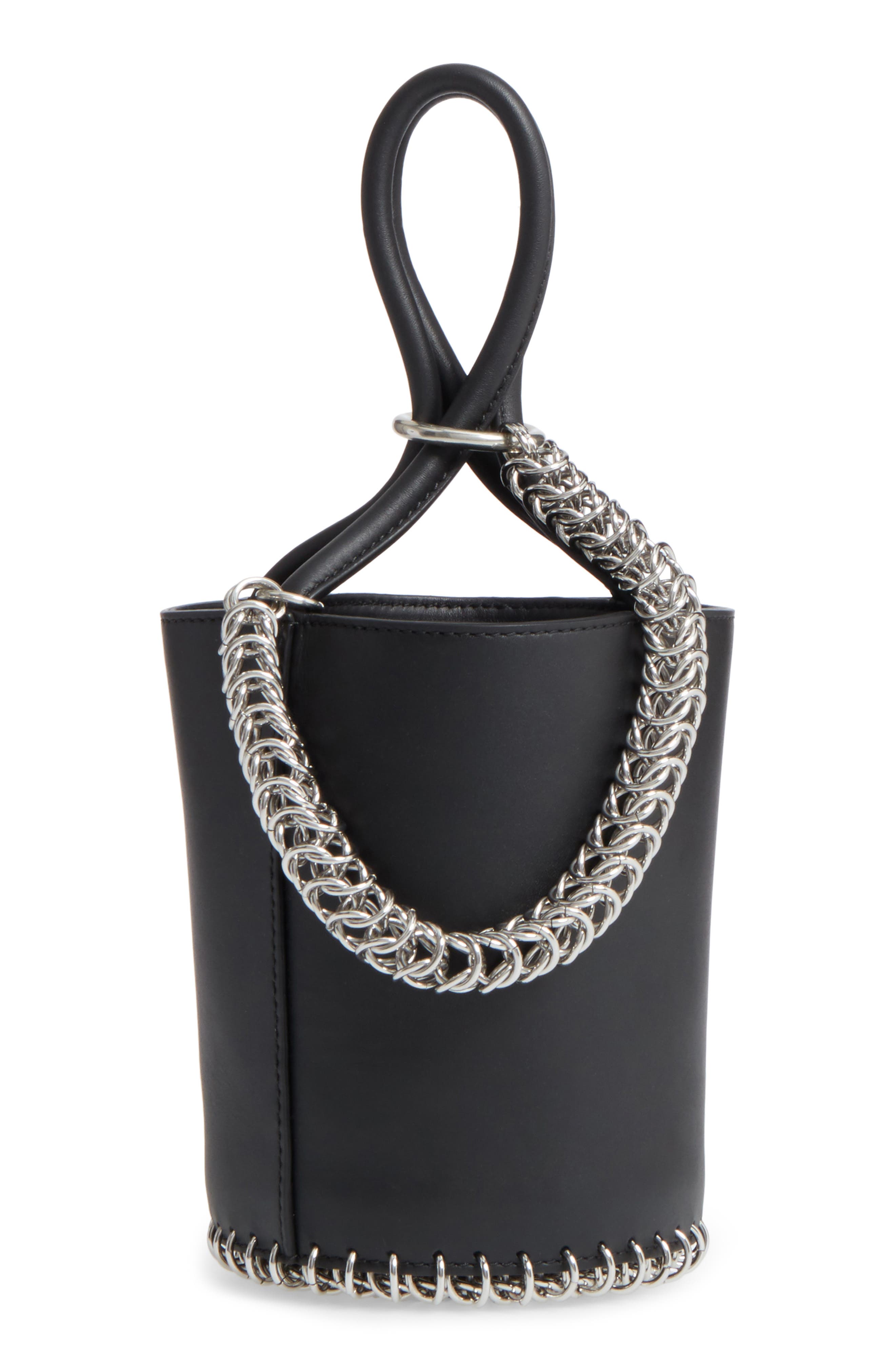 Alexander Wang Roxy Box Chain Leather Bucket Bag (Women) | Nordstrom