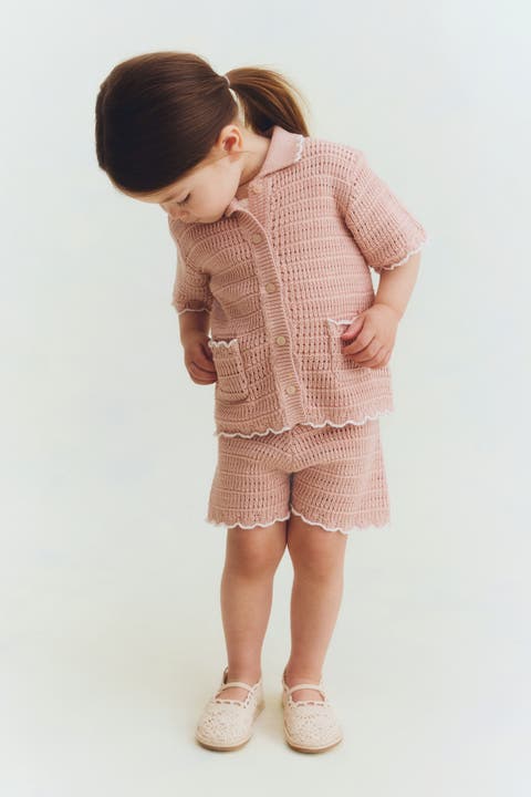 2-piece Crochet-style Set