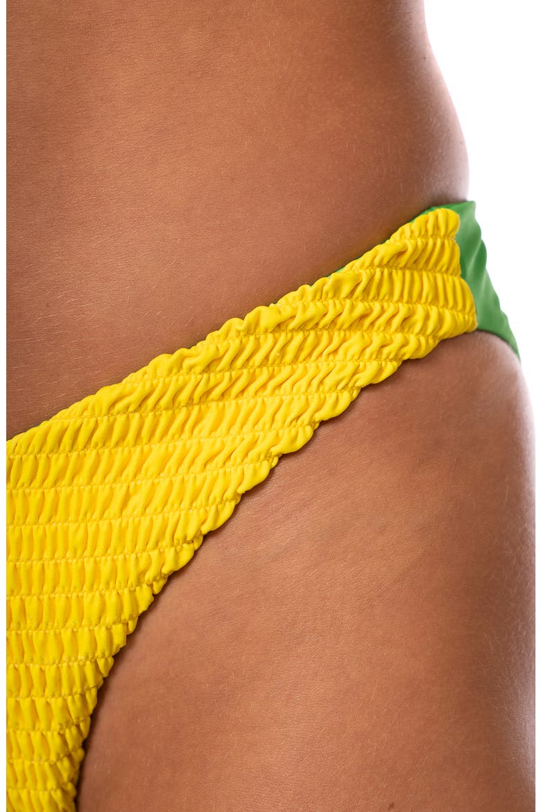 Splendour Reversible Bikini Bottoms, Alternate, color, YELLOW