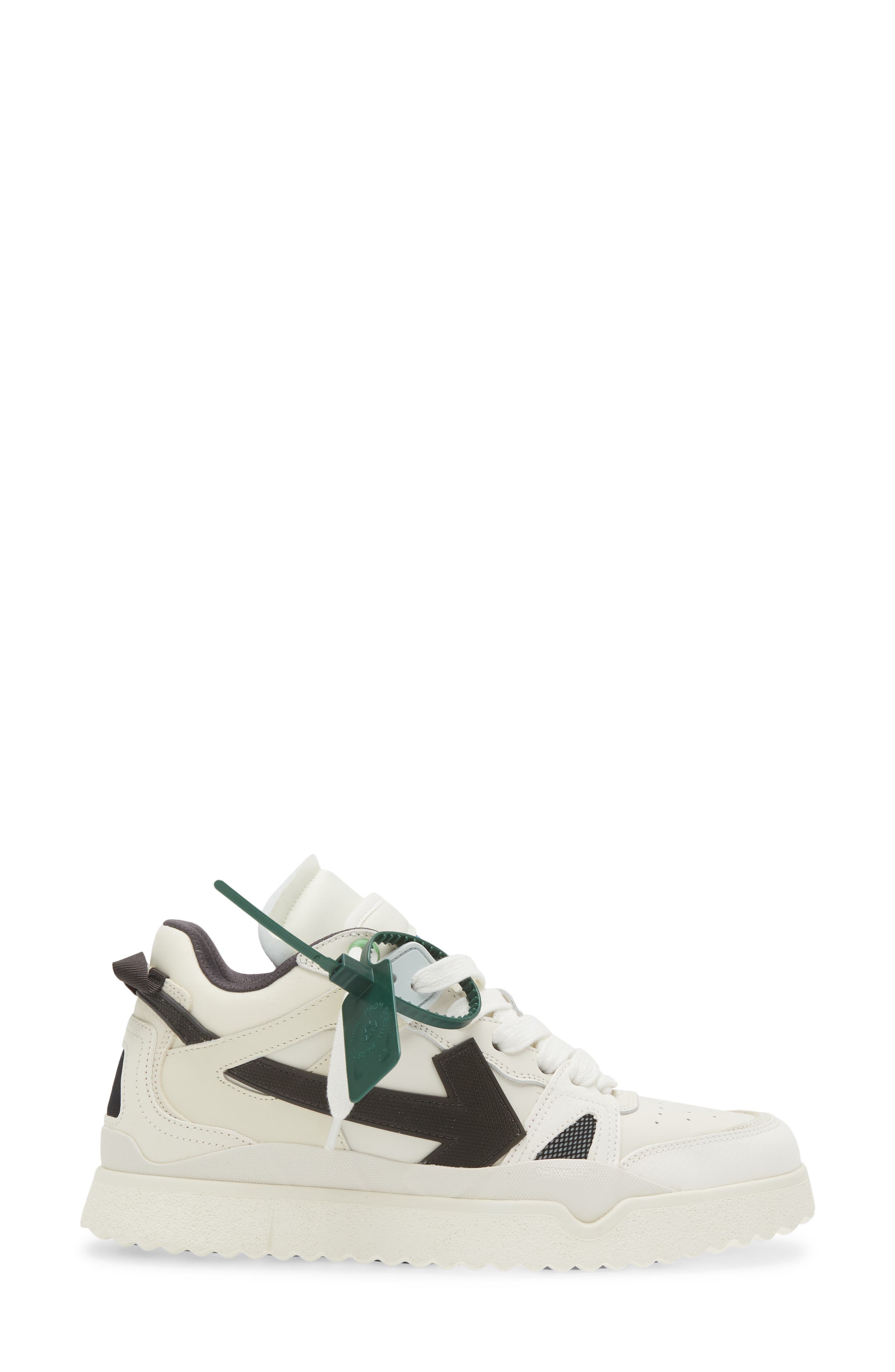Off-White Mid Top Sponge Sneaker, Alternate, color, 