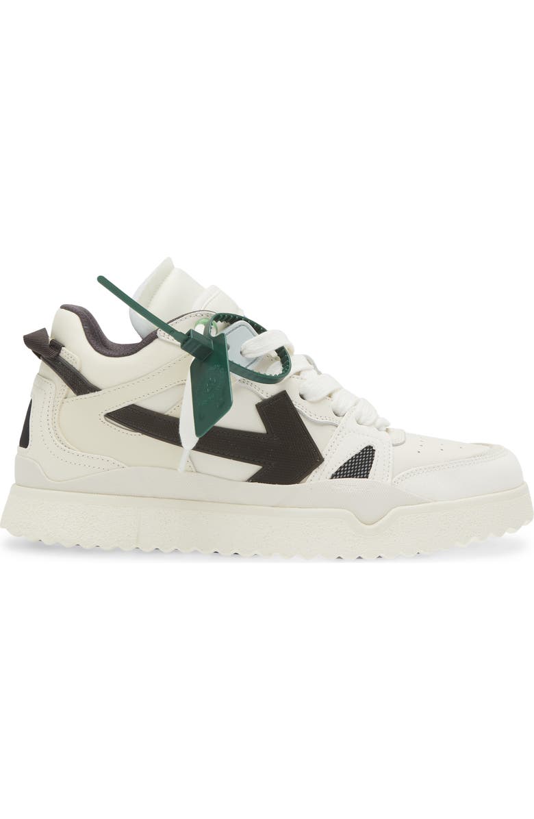 Off-White Mid Top Sponge Sneaker, Alternate, color,