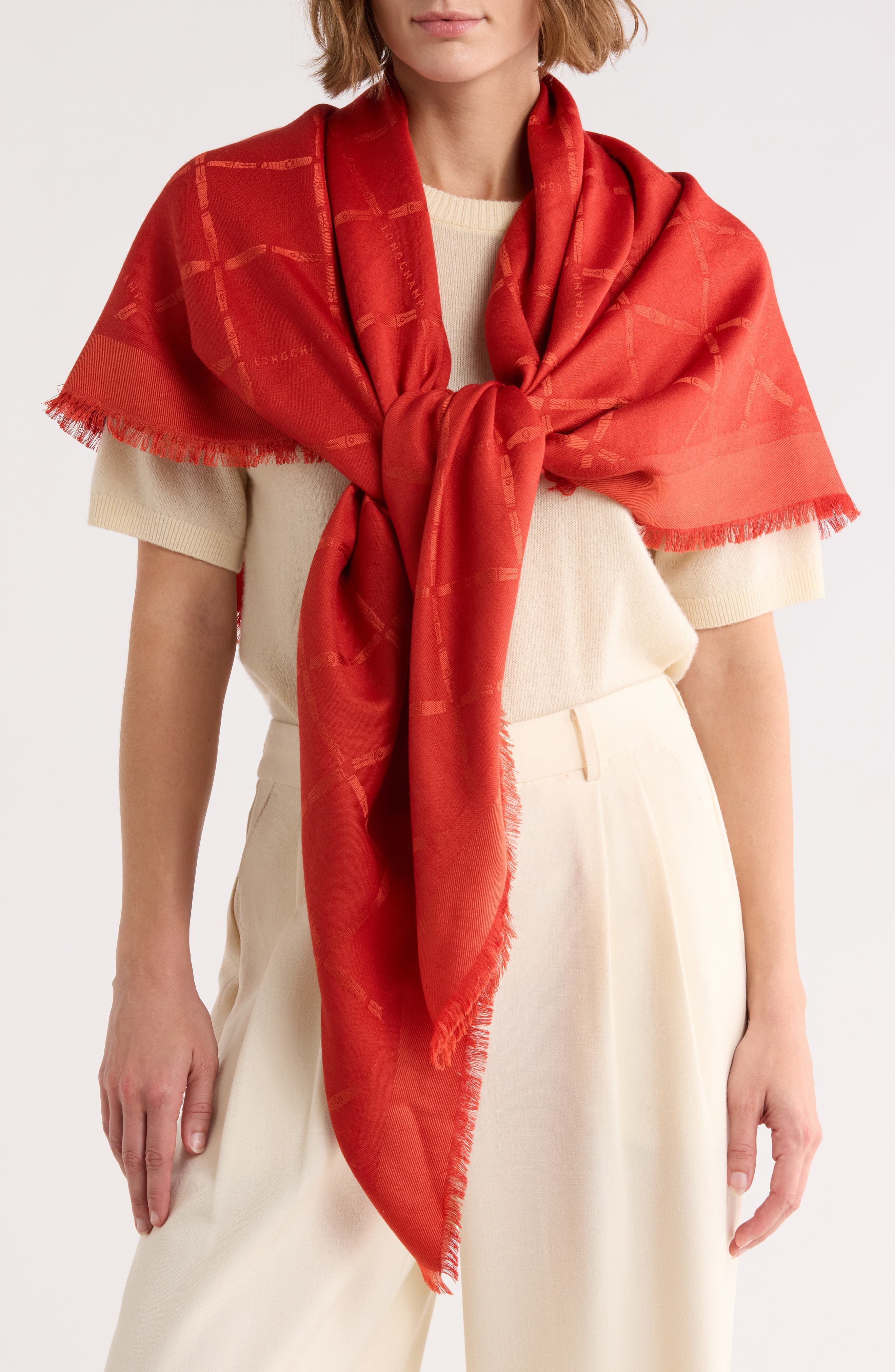 selected BURNT RED