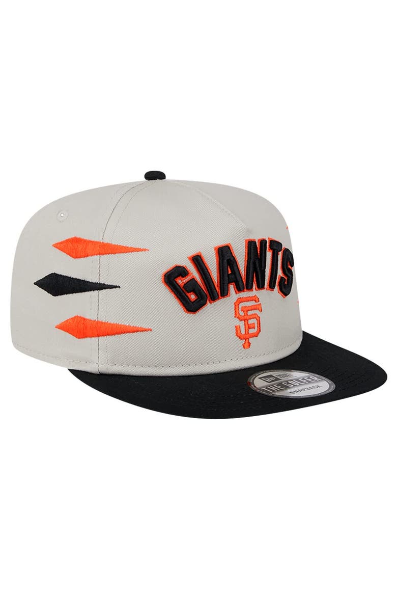 Men's New Era Cream San Francisco Giants Iron Golfer Snapback Hat, Alternate, color, Cream