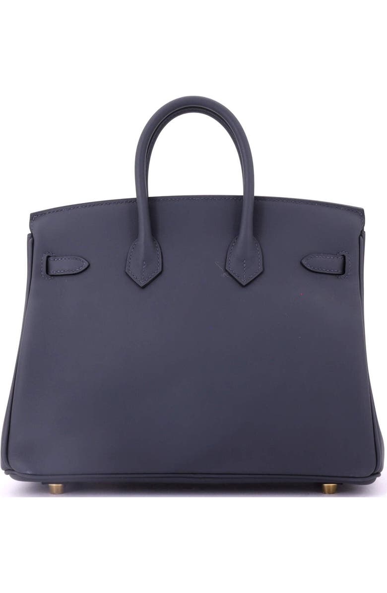 Pre-Owned Hermes Birkin Handbag Grey Swift with Permabrass Hardware 25, Alternate, color, Gris Misty