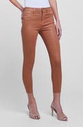 L'AGENCE High Waist Crop Jeans