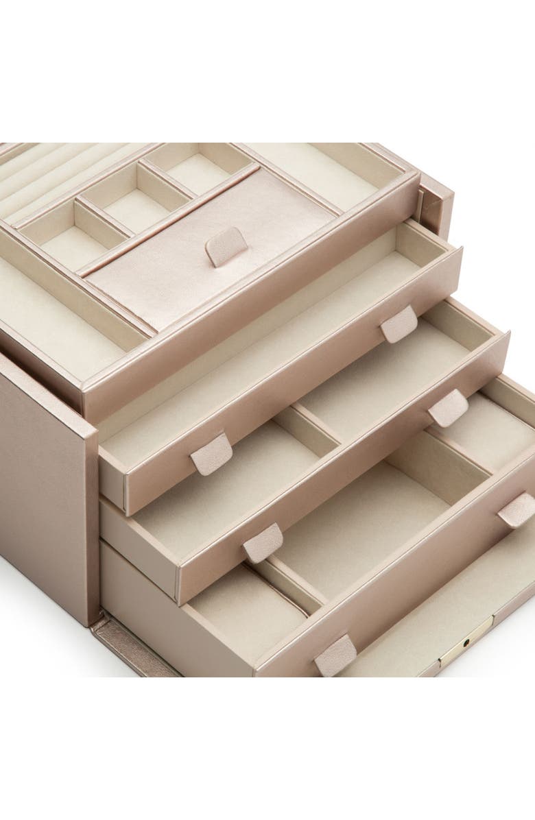 WOLF Palermo Large Jewelry Box, Alternate, color, Rose Gold