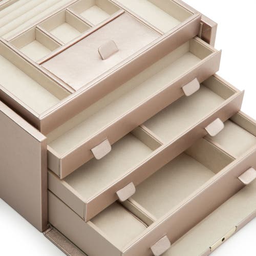 Wolf Palermo Large Jewelry Box In Rose Gold