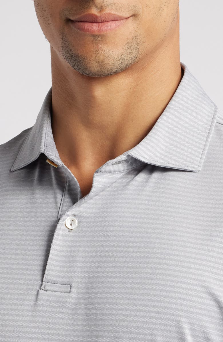 Peter Millar Empire Stripe Performance Jersey Polo, Alternate, color, 