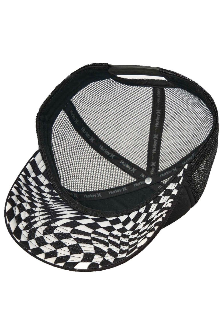 Women's Hurley Black NASCAR Foam Trucker Snapback Hat, Alternate, color, Black
