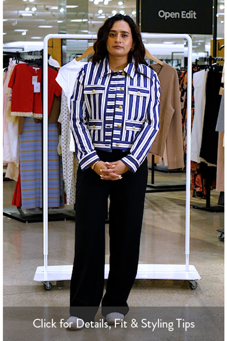 Alex Stripe Boxy Jacket video