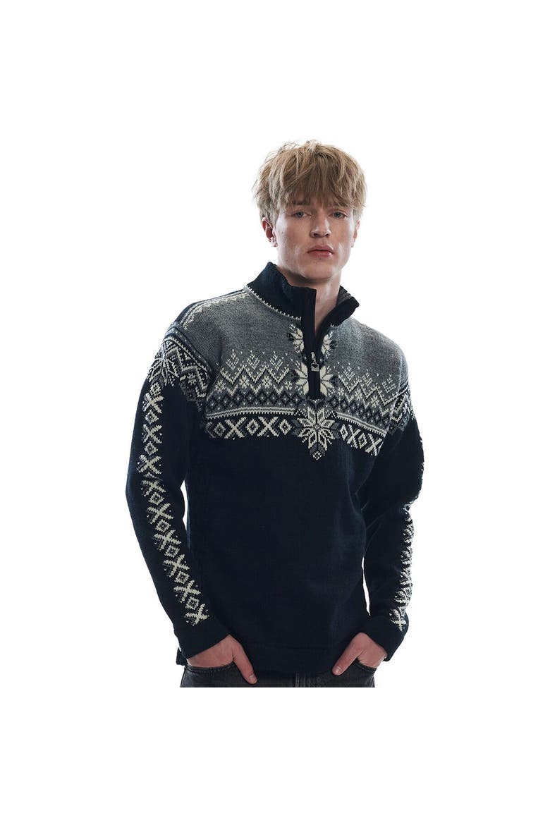 140Th Anniversary Sweater - Men's, Main, color, Black/Smoke/Off White