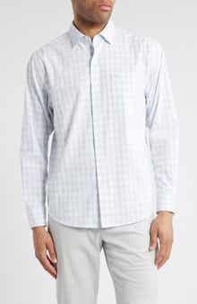 Tommy Bahama Sarasota Stretch Check IslandZone® Button-Up Shirt