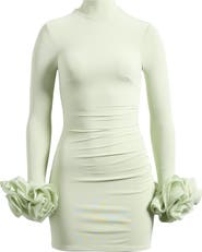 HOUSE OF CB Camilla Ruffle Cuff Long Sleeve Body-Con Minidress