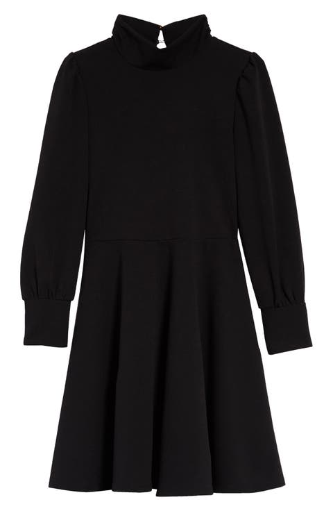 Love, Nickie Lew Mock Neck Skater Dress