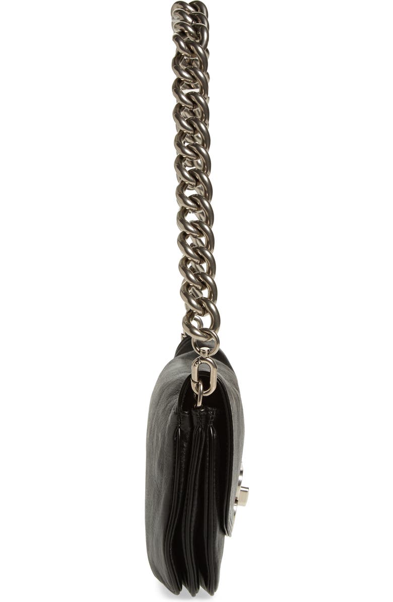 Balenciaga BB Soft Flap Leather Shoulder Bag, Alternate, color,