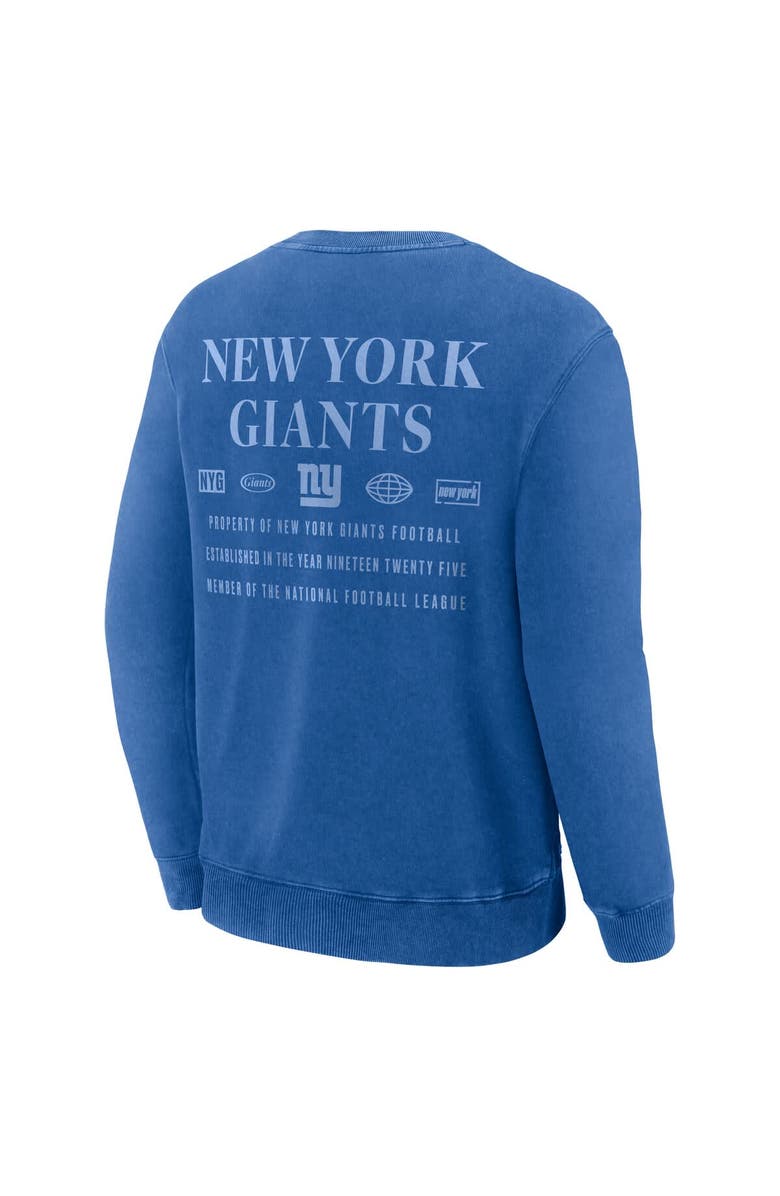 FANATICS Men's Fanatics Royal New York Giants Deep Route Pullover Sweatshirt, Alternate, color, Royal