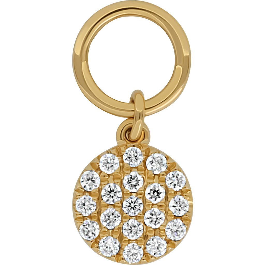Bony Levy Mika Diamond Circle Charm In 18k Yellow Gold