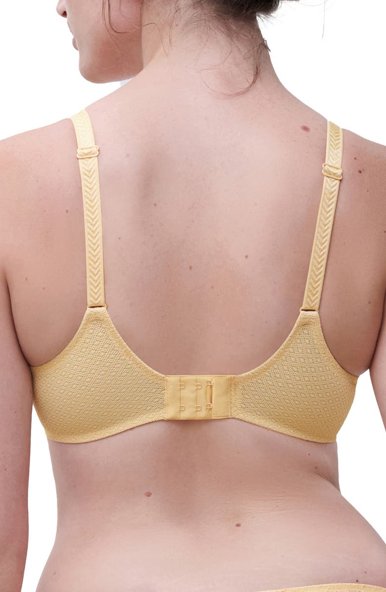 Chantelle Lingerie Origins Underwire Unlined Demi Bra, Alternate, color, Sunflower Yellow