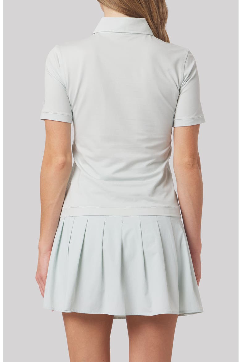 Suki Cotton Blend Polo, Alternate, color, PORCELAIN BLUE