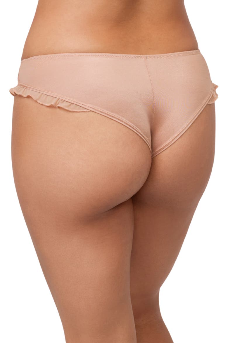 Golden Hour Brazilian Briefs, Alternate, color, ROSE GOLD