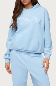 EDIKTED Core Stripe Oversize Hoodie