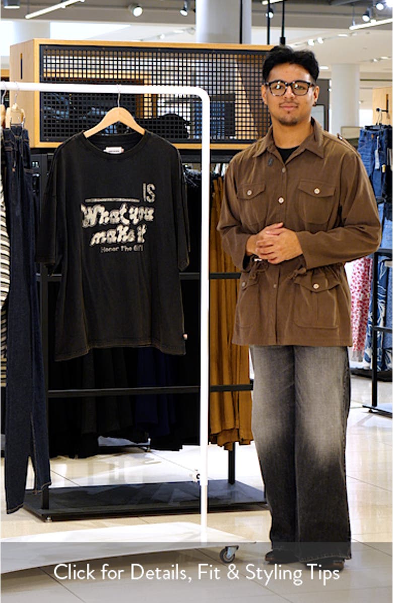 What You Make It Cotton Graphic T-Shirt, sales video thumbnail