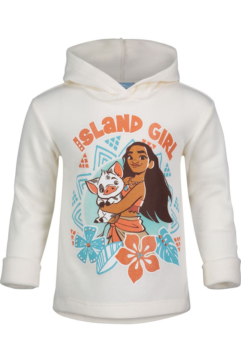 Moana 2-Piece Hoodie and Leggings Set, Alternate, color, Oatmeal Moana Pua