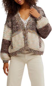 Free People Isabella Colorblock Cardigan