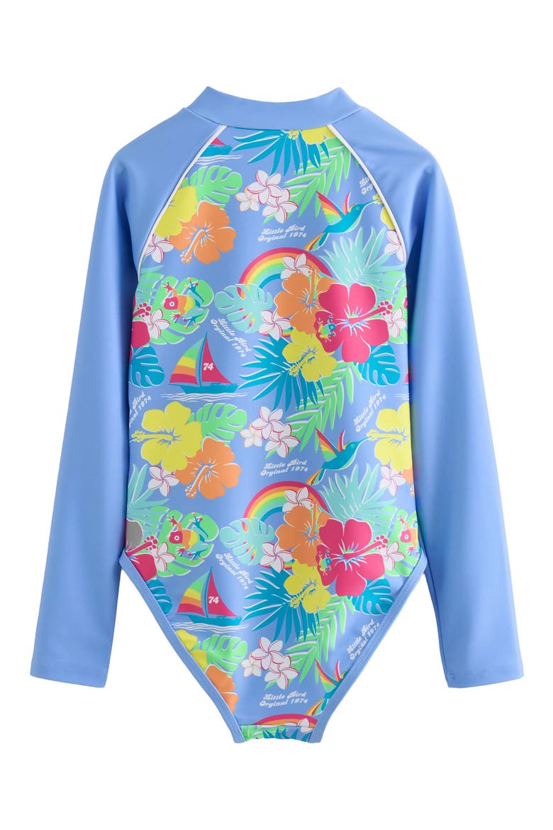 Long Sleeve Rashguard Swimsuit, Alternate, color, PURPLE