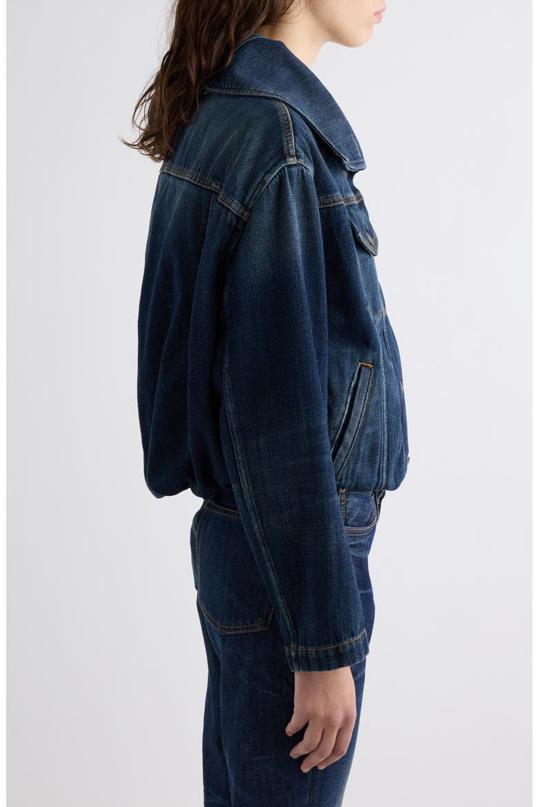Orim Yoyogini Denim Jacket, Alternate, color, DARK BLUE