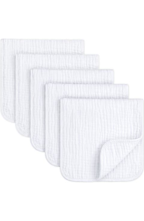 5-Pack Lyra Muslin Burp Cloths