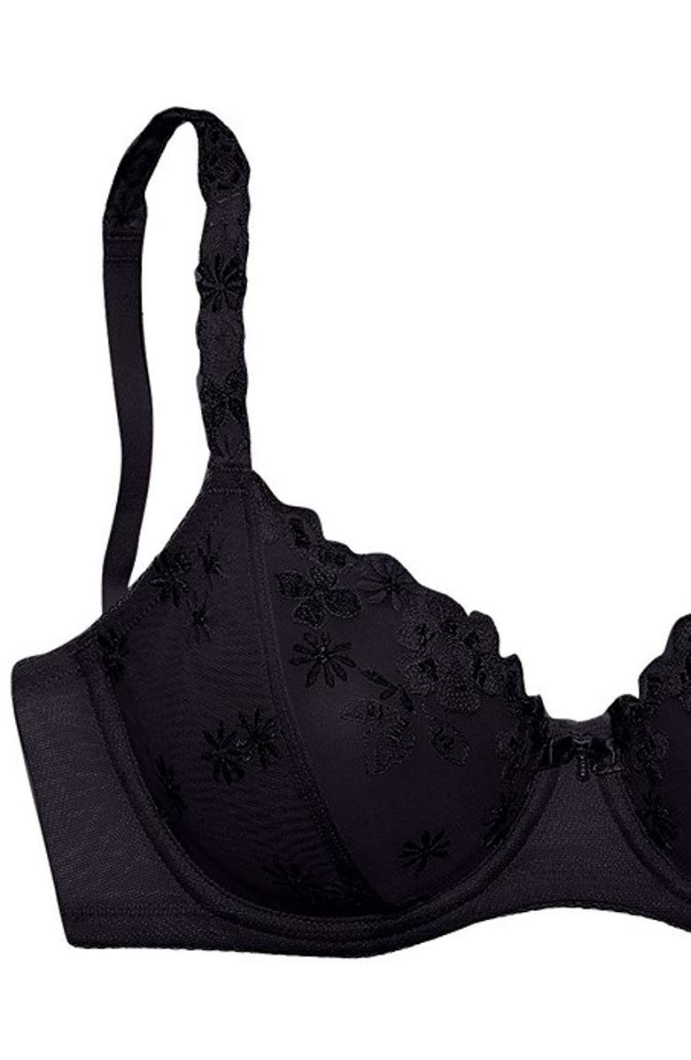 LASCANA Women's Floral Lace Unlined Bra, Alternate, color, 