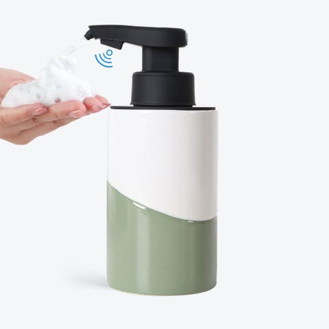 Nordic Garden Automatic Foaming Soap Dispenser Recycled Eco-Clay 10 oz