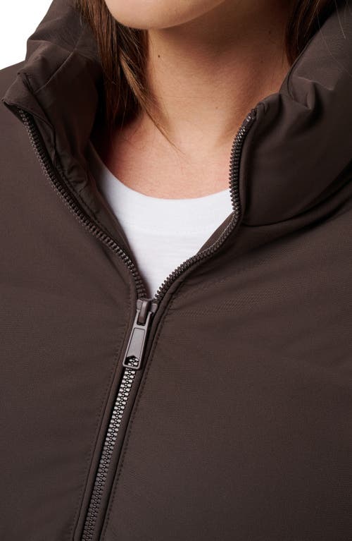 Travismathew Moontide Bonded Puffer Jacket In Burgundy