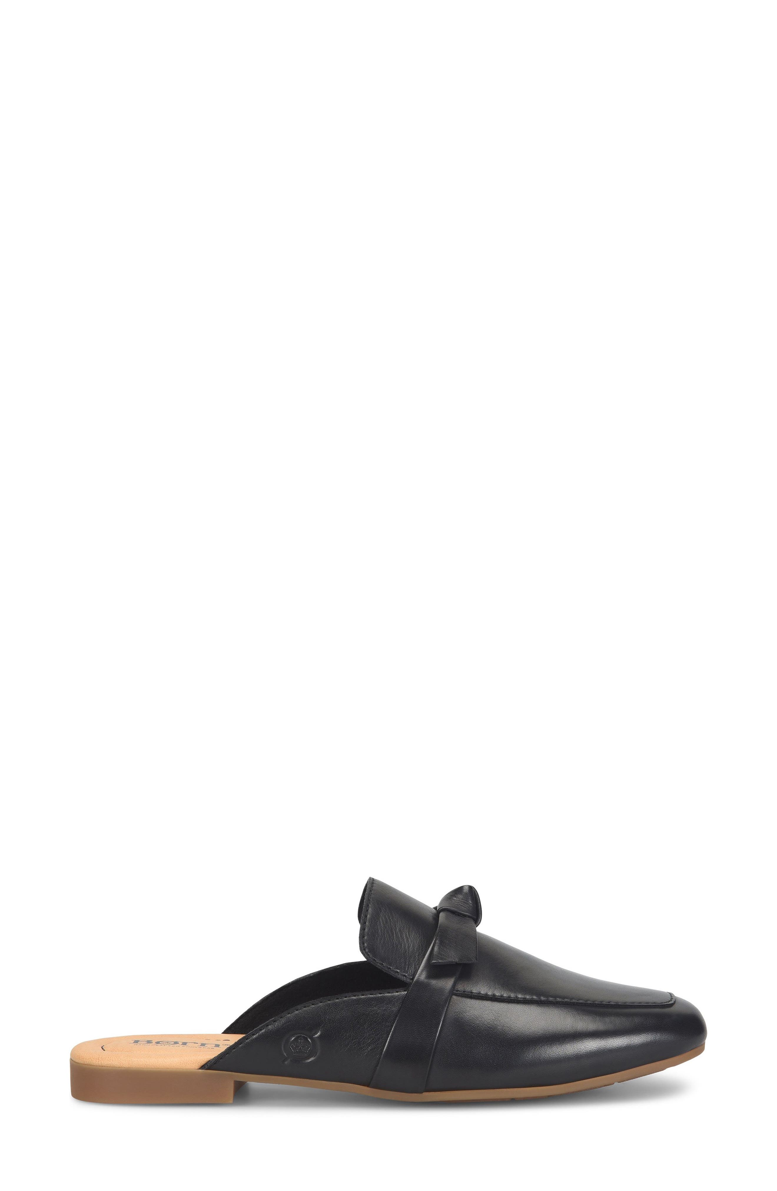 Børn Annie Loafer Mule, Alternate, color, Black Leather