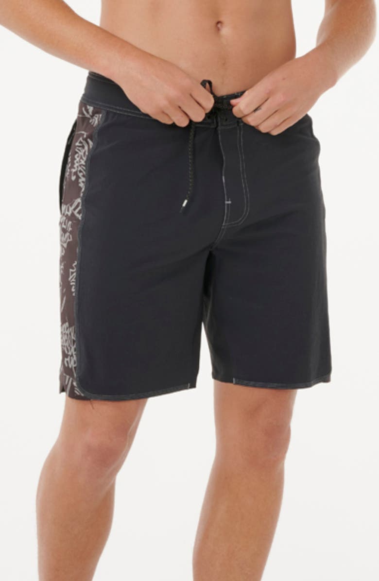 Rip Curl Mirage Ultimate Board Shorts, Main, color, Black/ Grey