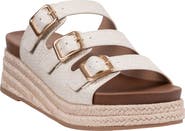 GOOD CHOICE NEW YORK Fabulist Buckle Espadrille Platform Wedge Sandal