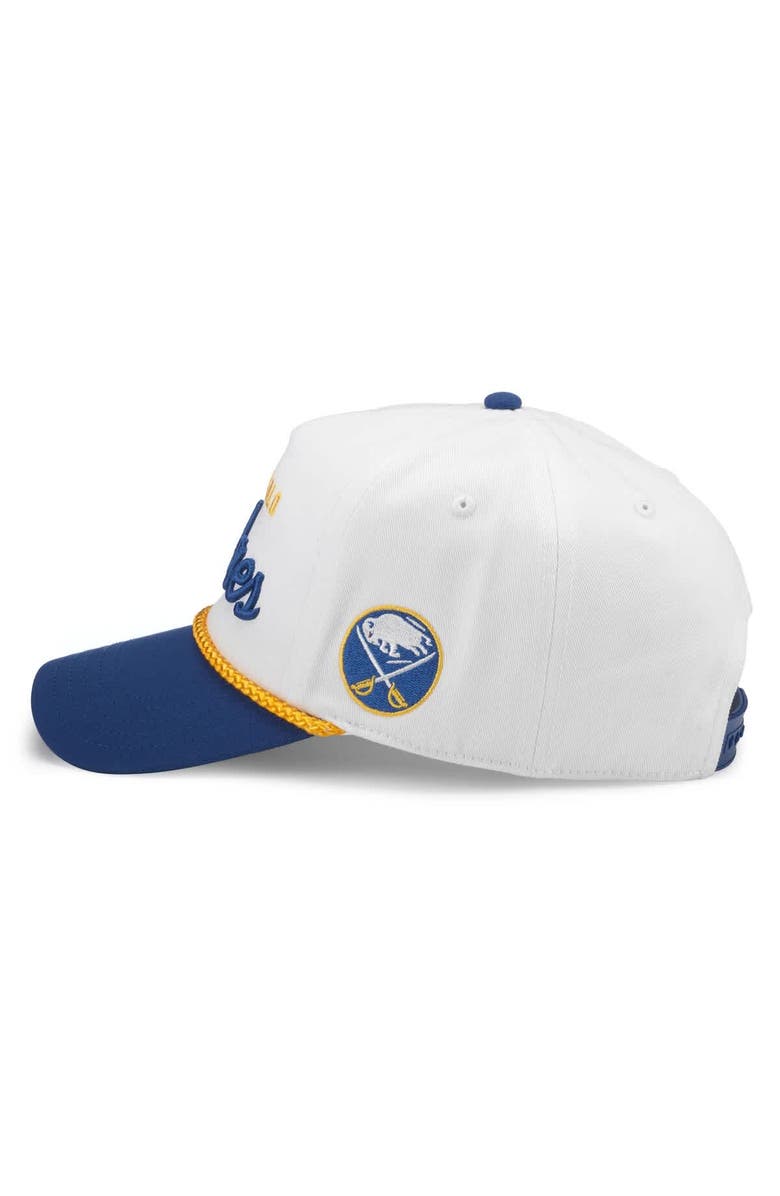 American Needle Men's American Needle  Cream/Royal Buffalo Sabres Roscoe Script Adjustable Hat, Alternate, color, Cream