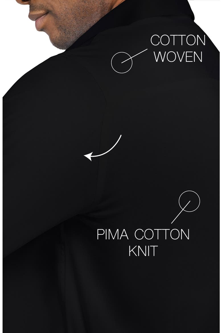 Slim Fit Solid Reworked Dress Shirt, Alternate, color, BLACK